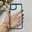 قاب گوشی Redmi A1 Plus - Redmi A2 Plus - Poco C50 شیائومی متال کیس Metal طرح پشت طلق شفاف دور سیلیکونی سرمه ای کد 120810