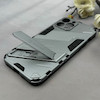 قاب گوشی iPhone 13 Pro Max آیفون ضد ضربه بتمن BIBERCAS هولدر دار محافظ لنز دار طوسی کد 119930