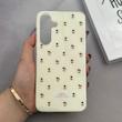قاب گوشی Galaxy S25 FE سامسونگ عروسکی کیوت پاستیلی PC HARD طرح گل کد 121571