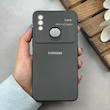 قاب گوشی Galaxy A10S سامسونگ سیلیکونی Lens زیر بسته طرح آیفون مشکی کد 119961