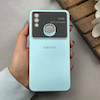 قاب گوشی Galaxy A10S سامسونگ سیلیکونی Lens زیر بسته طرح آیفون آبی روشن کد 119962