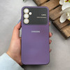 قاب گوشی Galaxy A14 سامسونگ سیلیکونی Lens زیر بسته طرح آیفون بنفش کد 119965