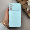 قاب گوشی Galaxy A15 سامسونگ سیلیکونی Lens زیر بسته طرح آیفون آبی روشن کد 119971