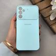 قاب گوشی Galaxy A15 سامسونگ سیلیکونی Lens زیر بسته طرح آیفون آبی روشن کد 119971
