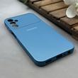قاب گوشی Galaxy A24 سامسونگ سیلیکونی Lens زیر بسته طرح آیفون آبی کد 119973