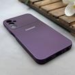 قاب گوشی Galaxy A24 سامسونگ سیلیکونی Lens زیر بسته طرح آیفون بنفش کد 119975