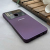 قاب گوشی Galaxy A21S سامسونگ سیلیکونی Lens زیر بسته طرح آیفون بنفش کد 119976