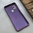 قاب گوشی Galaxy A21S سامسونگ سیلیکونی Lens زیر بسته طرح آیفون بنفش کد 119976