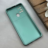 قاب گوشی Galaxy A21S سامسونگ سیلیکونی Lens زیر بسته طرح آیفون سبز کد 119977