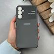 قاب گوشی Galaxy A34 سامسونگ سیلیکونی Lens زیر بسته طرح آیفون مشکی کد 119980