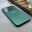 قاب گوشی Galaxy A34 سامسونگ سیلیکونی Lens زیر بسته طرح آیفون سبز کد 119981