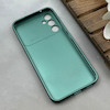 قاب گوشی Galaxy A34 سامسونگ سیلیکونی Lens زیر بسته طرح آیفون سبز کد 119981