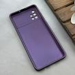 قاب گوشی Galaxy A51 سامسونگ سیلیکونی Lens زیر بسته طرح آیفون بنفش کد 119984