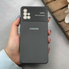 قاب گوشی Galaxy A51 سامسونگ سیلیکونی Lens زیر بسته طرح آیفون مشکی کد 119985