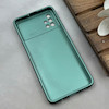قاب گوشی Galaxy A51 سامسونگ سیلیکونی Lens زیر بسته طرح آیفون سبز کد 119986