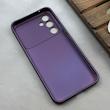 قاب گوشی Galaxy A54 سامسونگ سیلیکونی Lens زیر بسته طرح آیفون بنفش کد 119993