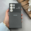 قاب گوشی Galaxy S23 Ultra سامسونگ سیلیکونی Lens زیر بسته طرح آیفون مشکی کد 120018