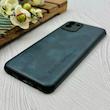 قاب گوشی Galaxy A03 2022 سامسونگ ژله ای چرمی ساده ایکس لول X-LEVEL سرمه ای کد 97330
