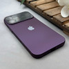 قاب گوشی iPhone 13 Pro Max آیفون سیلیکونی Lens زیر بسته طرح آیفون بنفش کد 120025