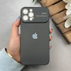 قاب گوشی iPhone 13 Pro Max آیفون سیلیکونی Lens زیر بسته طرح آیفون مشکی کد 120026
