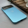 قاب گوشی iPhone 13 Pro Max آیفون سیلیکونی Lens زیر بسته طرح آیفون آبی کد 120027