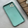 قاب گوشی iPhone 11 Pro Max آیفون سیلیکونی Lens زیر بسته طرح آیفون سبز کد 120031