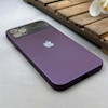 قاب گوشی iPhone 11 Pro Max آیفون سیلیکونی Lens زیر بسته طرح آیفون بنفش کد 120032