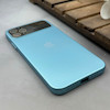 قاب گوشی iPhone 11 Pro Max آیفون سیلیکونی Lens زیر بسته طرح آیفون آبی کد 120033