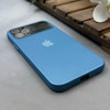 قاب گوشی iPhone 11 Pro آیفون سیلیکونی Lens زیر بسته طرح آیفون آبی کد 120035
