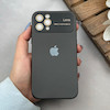 قاب گوشی iPhone 11 Pro آیفون سیلیکونی Lens زیر بسته طرح آیفون مشکی کد 120036