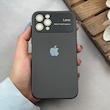 قاب گوشی iPhone 11 Pro آیفون سیلیکونی Lens زیر بسته طرح آیفون مشکی کد 120036