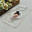 قاب گوشی Redmi Note 13 4G شیائومی اورجینال ژله ای شیشه ای شفاف طرح مگ سیف فانتزی کرومی دخترونه کد 97333