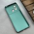 قاب گوشی Redmi 12C - Poco C55 - Redmi 11A شیائومی سیلیکونی Lens زیر بسته طرح آیفون سبز کد 120046