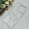 قاب گوشی Redmi Note 13 4G شیائومی اورجینال ژله ای شیشه ای شفاف طرح مگ سیف فانتزی کرومی دخترونه کد 97336