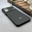 قاب گوشی Redmi Note 12 4G شیائومی سیلیکونی Lens زیر بسته طرح آیفون مشکی کد 120057