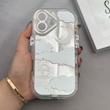 قاب گوشی iPhone 17 آیفون بالشتی آینه ای محافظ لنز دار فانتزی طرح ابر و ماه کد 121159