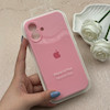 قاب گوشی iPhone 16 Plus آیفون سیلیکونی اورجینال پاک کنی درجه یک زیربسته محافظ لنزدار صورتی کد 119753