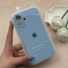 قاب گوشی iPhone 16 Plus آیفون سیلیکونی اورجینال پاک کنی درجه یک زیربسته محافظ لنزدار آبی کد 119762