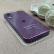 قاب گوشی iPhone 16 Plus آیفون سیلیکونی اورجینال پاک کنی درجه یک زیربسته محافظ لنزدار بنفش کد 119763