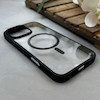قاب گوشی iPhone 16 Pro Max آیفون طلقی HARD اورجینال AV شفاف مگ سیف دار Magsafe مشکی کد 119951