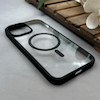 قاب گوشی iPhone 13 Pro Max آیفون طلقی HARD اورجینال AV شفاف مگ سیف دار Magsafe مشکی کد 119952