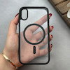 قاب گوشی iPhone X - iPhone XS آیفون طلقی HARD اورجینال AV شفاف مگ سیف دار Magsafe مشکی کد 119955