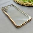 قاب گوشی Galaxy A32 4G سامسونگ طرح الکتروپلیتینگ ژله ای شفاف اورجینال یونیک کیس Unique Case محافظ لنز دار طلایی کد 97415