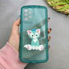 قاب گوشی Galaxy A73 سامسونگ طرح ژله ای شفاف بالشتی سه بعدی محافظ لنز دار سالیوان خرگوشی کد 97434