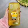 قاب گوشی Galaxy A73 سامسونگ طرح ژله ای شفاف بالشتی سه بعدی محافظ لنز دار دیجیمون ها کد 97435