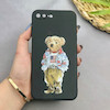 قاب گوشی iPhone 7 Plus - iPhone 8 Plus آیفون سیلیکونی ژله ای طرح خرسی تدی TEDi محافظ لنز دار مشکی کد 97450