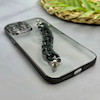 قاب گوشی iPhone 13 Pro Max آیفون الکتروپلیتینگ دستبندی ژله ای کارتیر مشکی کد 97459