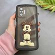 قاب گوشی Redmi Note 10 Pro 4G - Redmi Note 10 Pro Max شیائومی طرح ژله ای شفاف بالشتی سه بعدی محافظ لنز دار میکی موس کد 97520