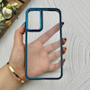 قاب گوشی Galaxy A34 سامسونگ متال کیس Metal طرح پشت طلق شفاف دور سیلیکونی سرمه ای کد 120843