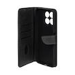 کیف گوشی Honor X8A آنر مگنتی چرم کتابی جاکارتی دار محافظ لنزدار مشکی کد 97536